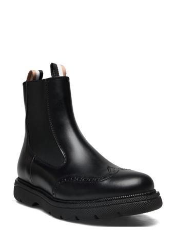 Jacob_Cheb_Brlt Støvletter Chelsea Boot Svart BOSS*Betinget Tilbud