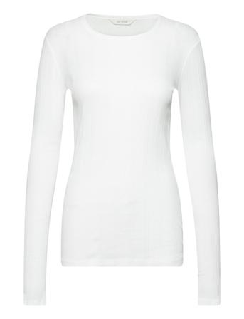 Gai+Lisva Thyra L/S Cotton Top Drop Needle Go Vit