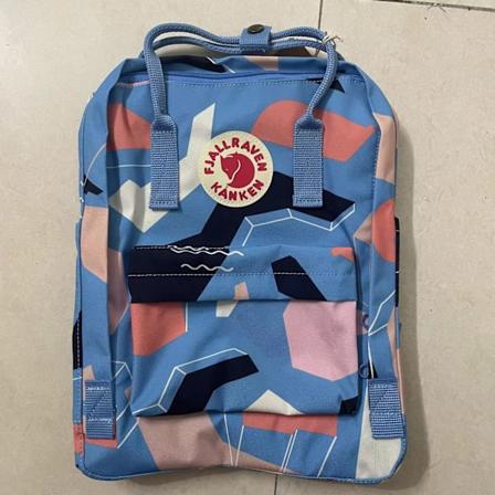 Skolreppu Matkatavaratasku Fox Laukku Miehille & Naisille Kevyt College Reppu Musta Musta black festival Misty blue 20L