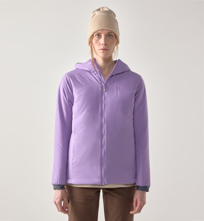 Haglöfs Mimic Alert Hood Women Purple Ice - Dame - - S