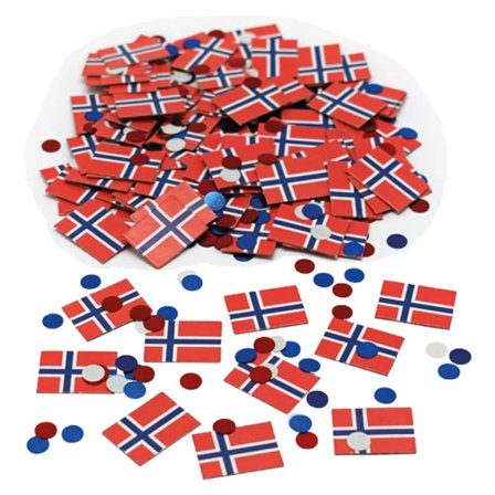Norsk flaggkonfetti