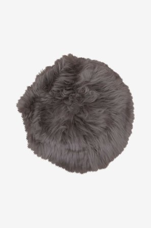 House Nordic - Lammeskinnspute Lamba - Grå - Pynteputer & putetrekk - Fra Homeroom