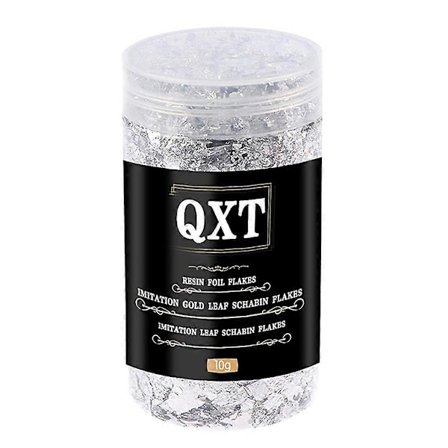 Komplett Set Harts Lättpackad Guldflingor Harts Metallfolie 10g Tre Flaskor