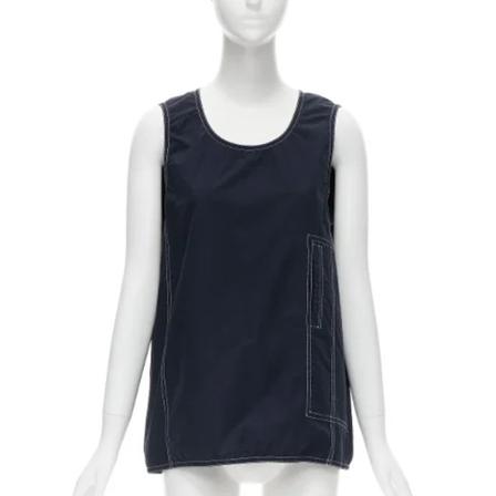Marni Pre-owned, Pre-owned Cotton tops Blauw, Dames, Maat:L,Katoen