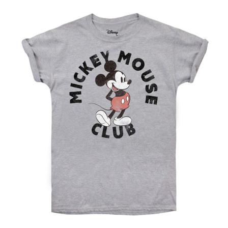 Disney Mickey Mouse T-shirt För Dam/damklubb S Sports Grey/bl