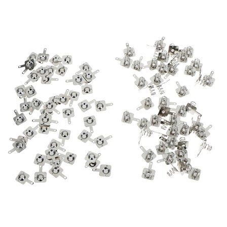 50 par batterifjær AA eller AAA batterifjær positiv og