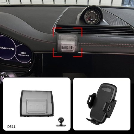 Mobilhållare Porsche Paramera 2017-2023