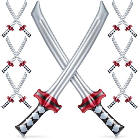 Uppblåsbar Ninja Samurai-svärd Uppblåsbara Ninja-svärd Uppblåst Katana-svärd Leksak Uppblåsbar Samurai-svärd Leksak Kostymtillbehör