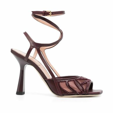 Alberta Ferretti, High Heel Sandals Fioletowy, Kobieta, Rozmiar: 39 EU