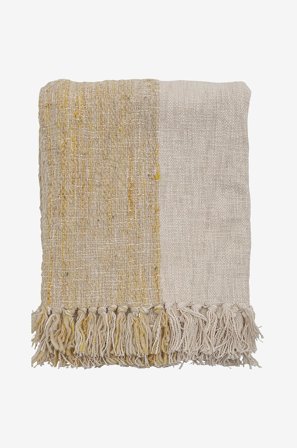 Bloomingville - Giuliana Throw - Beige - Filtar & plädar - Från Homeroom