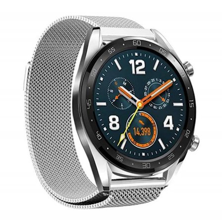 Huawei Watch GT klockband i milanese rostfritt stål - Silver