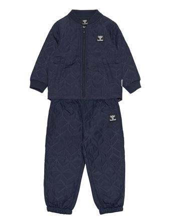 Hmlsobi Mini Thermoset Outerwear Thermo Outerwear Thermo Sets Blå Hummel