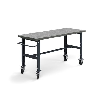 Mobile Werkbank TRUST, 2000 x 760 mm, 200 kg Tragkraft, Vinyl