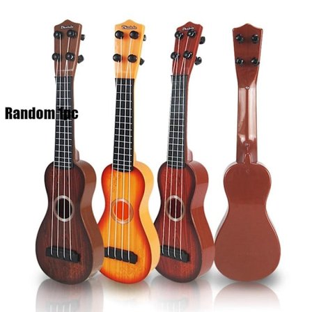 Slumpmässig färg 1 st Simuleringsgitarr Mini Ukulele 1 1