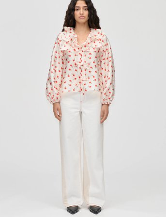 STINE GOYA 2067 Flat Textured Poly, Multi Ruff - White - XS