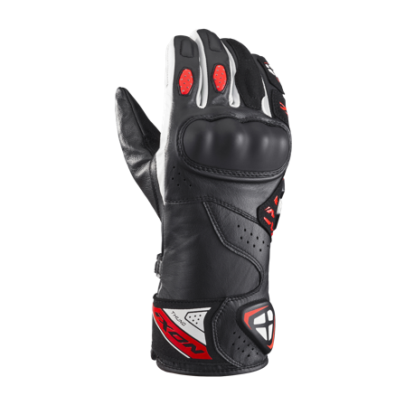 Guantes de Moto Ixon Thund Negro/Rojo/Blanco XXXL