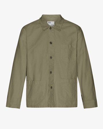 Organic Workwear Jacket - Dusty Olive M