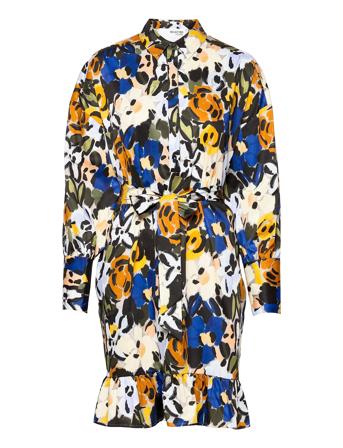Slfronna-Tonia Aop Ls Short Dress B Patterned Selected Femme