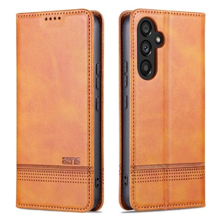 Samsung A54 5G - 3-Kortfack Plånboksfodral Läder i Flera Färger Khaki