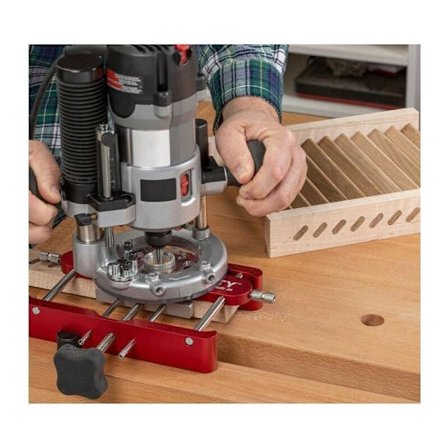 2 i 1 Præcisions tappeklemme og stanspositioneringsværktøj til fræsning af træ