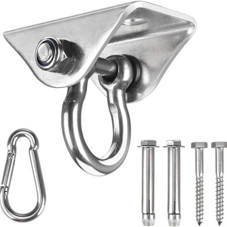 360° roterende loftskrog i rustfrit stål med drejeled