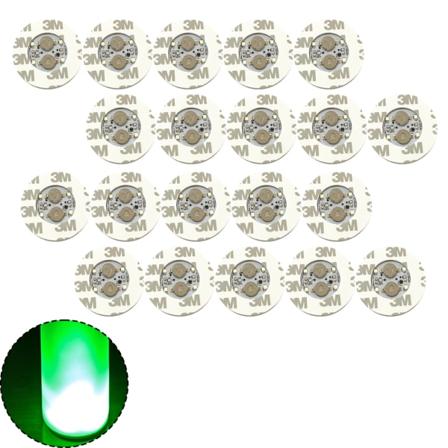 LED-brikke, LED-klistremerke-brikke lyser opp for drikkevarer, blits