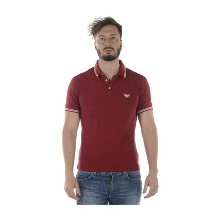 Emporio Armani 3Z1F681Jptzrosso Polo Shirt Rød, Herre