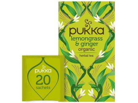 PUKKA Te Ört Lemongrass Ginger 20/fp - Lyreco - Kök och servering - Kaffe och te - Te