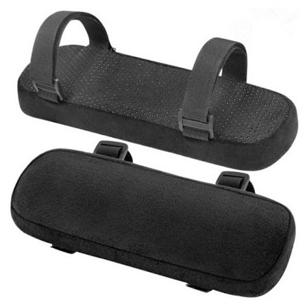 Ergonomiska Armstödskuddar i Memory Foam för Kontorsstol 2st Mjuka Bekväma Stolsarmbågsstöd