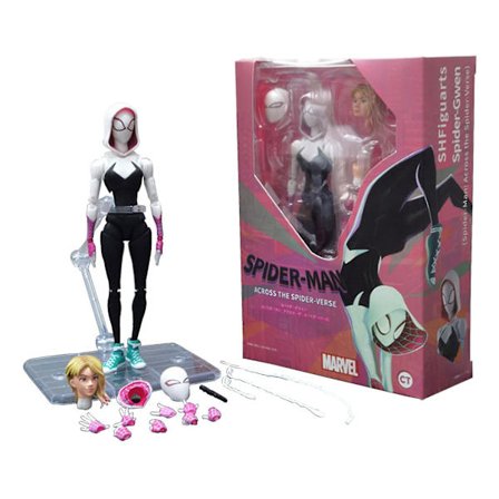 Shf Spider-Man Across The Spider-Verse Spider-Gwen Gwen Stacy Action Figur Ny [HK]
