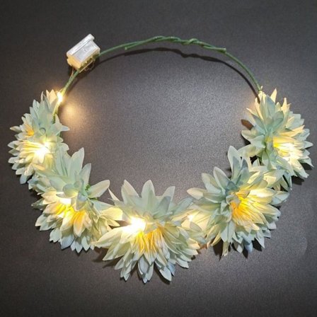 Hehkuva seppele Valoisa Garland VIHREÄ