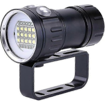 Dykkerlygte 18000 Lumen Ipx8 Dykkerlamper 500m Undervands Led Undervandslygter Lommelygte F