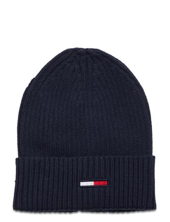 Tjm Flag Rib Beanie Accessories Headwear Beanies Navy Tommy Hilfiger