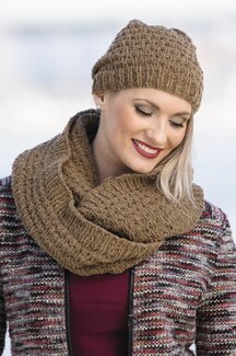 Beskrivning Scarf och mössa