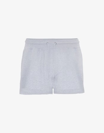 Women Organic Sweatshorts - Snow Melange - S