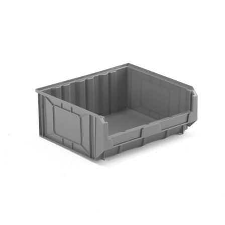 Plastbakke APART, L345 B410 H165 mm, grå