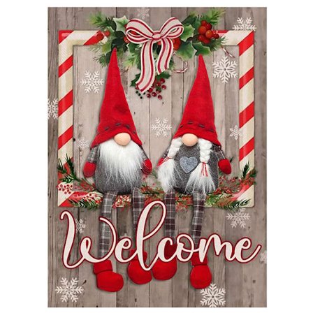 30*40 Jultomten Diamantmålning Julserie Utrikeshandel