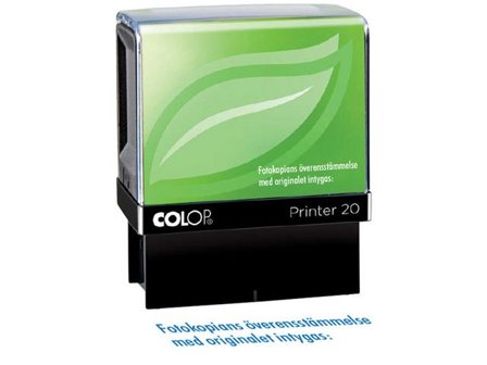 Colop Stämpel med standardtext: Fotokopians överens - Lyreco - Kontorsmaterial - Till skrivbordet - Stämplar