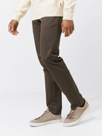 MATCH - Liam twill chino - Jean Paul - Str. 3334 - Herre - Bukser & Jeans - Grønn - 97% bomull, 3% elastan