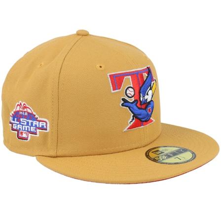 New Era - Toronto Blue Jays Reveal Pack 59FIFTY Tan/Red Fitted Fitted Beige Cap - MLB @ Hatstore