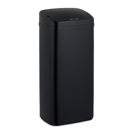 Iso musta teräksinen keittiöastia anturilla