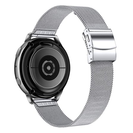 Huawei Watch GT 2 42mm / Watch 2 milanese ruostumattomasta teräksestä valmistettu ranneke - Hopea
