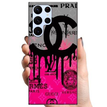 Kompatibelt Mobildeksel til Samsung Galaxy S22 Ultra 5G CC Rosa