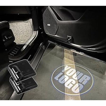 Trådløse projektorer for bildør med tilpasset logo, velkomstlys