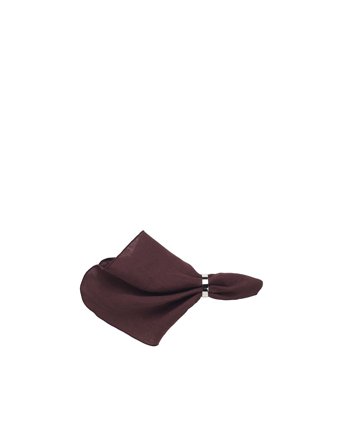 Broste Copenhagen Serviet 'Gracie' - Burgundy - 45X45CM