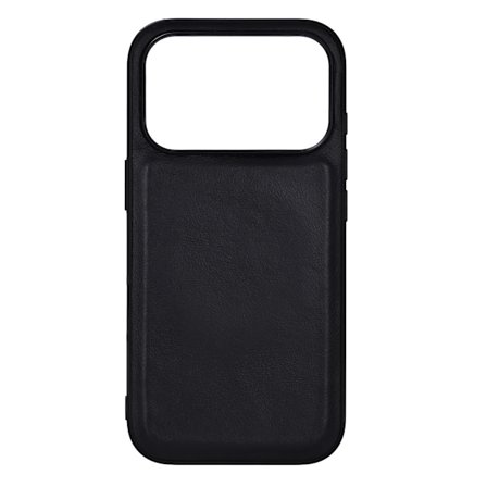 Buffalo iPhone 17 Pro Skal MagSafe Äkta Läder Svart