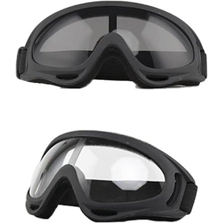 2 st Motorcykelglasögon Vindtät Dammtät Motorcykelglasögon AT