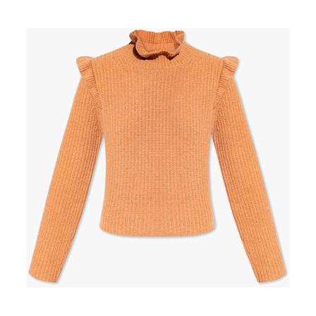See by Chloé Ruffled sweater Brun, Dame