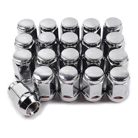20 stk. 14X1.5 hjulmøtrikker - 19 mm hjulmøtrik 35 mm høj 19 mm sekskantede krom hjulmøtrikker, til 1999-2021 1500