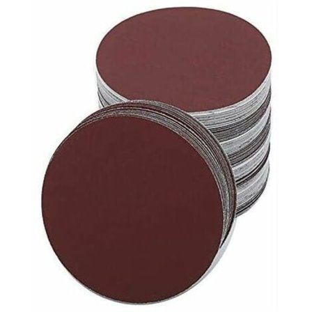 30 st 180 mm runda slippapper för slipmaskin korn 60/80/120/180/240